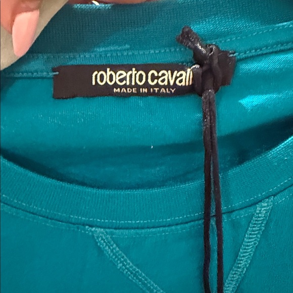 ROBERTO CAVALLI Hawaii-Print Cotton T-shirt - Picture 11 of 11